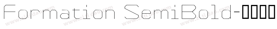 Formation SemiBold字体转换